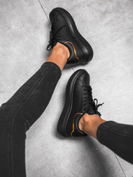 Sneakersy damskie czarne OZONEE T/126