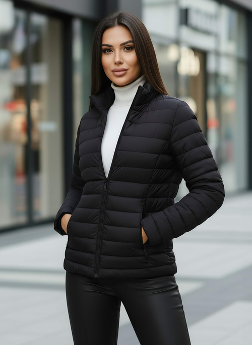 Куртка жіноча чорна OZONEE JS/16M9109/392Z