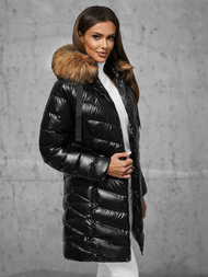 Куртка жіноча Чорно-Коричнева OZONEE JS/5M3139/392B