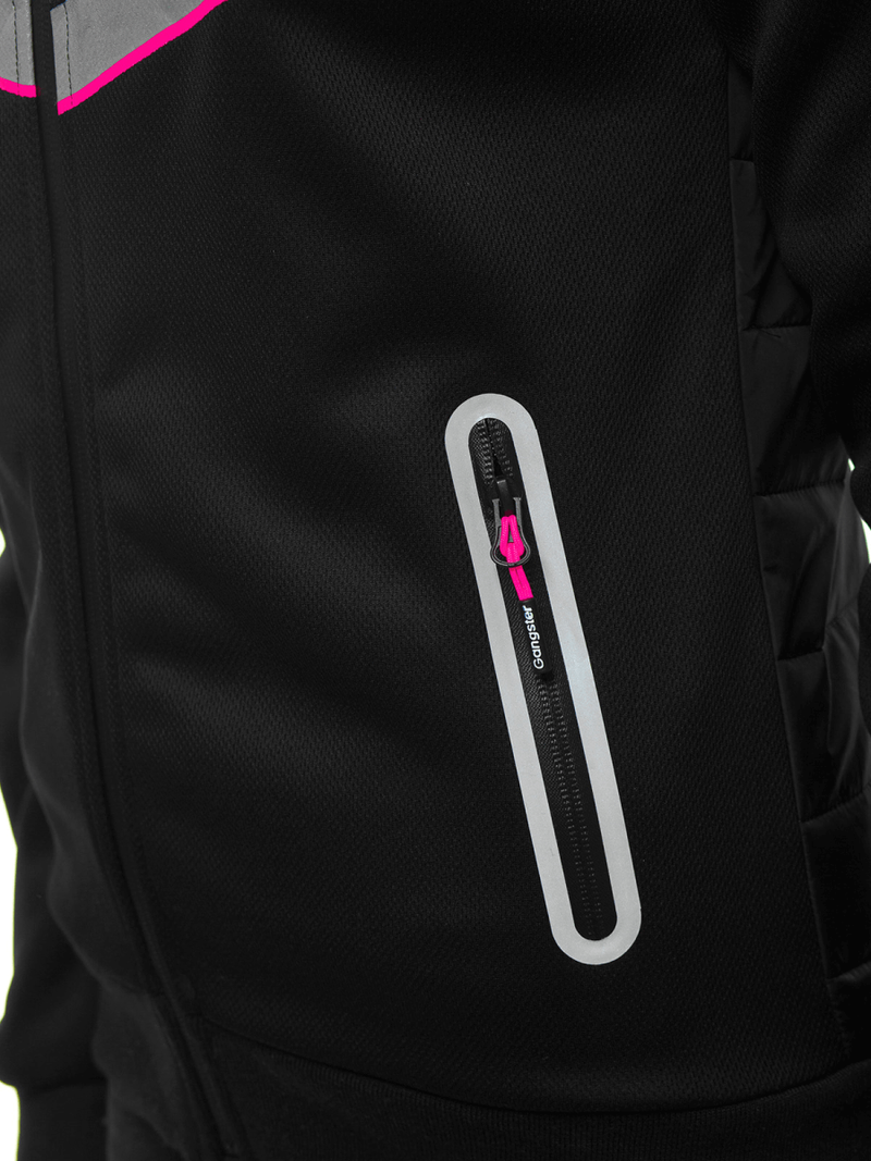 Kurtka damska czarna OZONEE JS/KSW4012