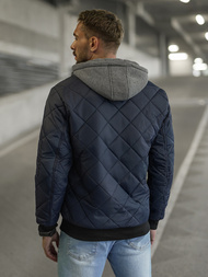 Kurtka męska pikowana granatowa OZONEE JS/8M986/215Z