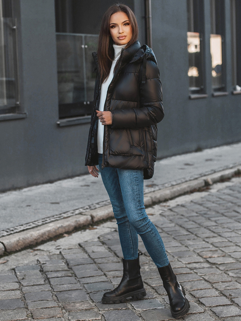 Куртка жіноча Чорна OZONEE O/M1552/1Z