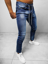 Spodnie jeansowe męskie niebieskie OZONEE NB/MP0021B