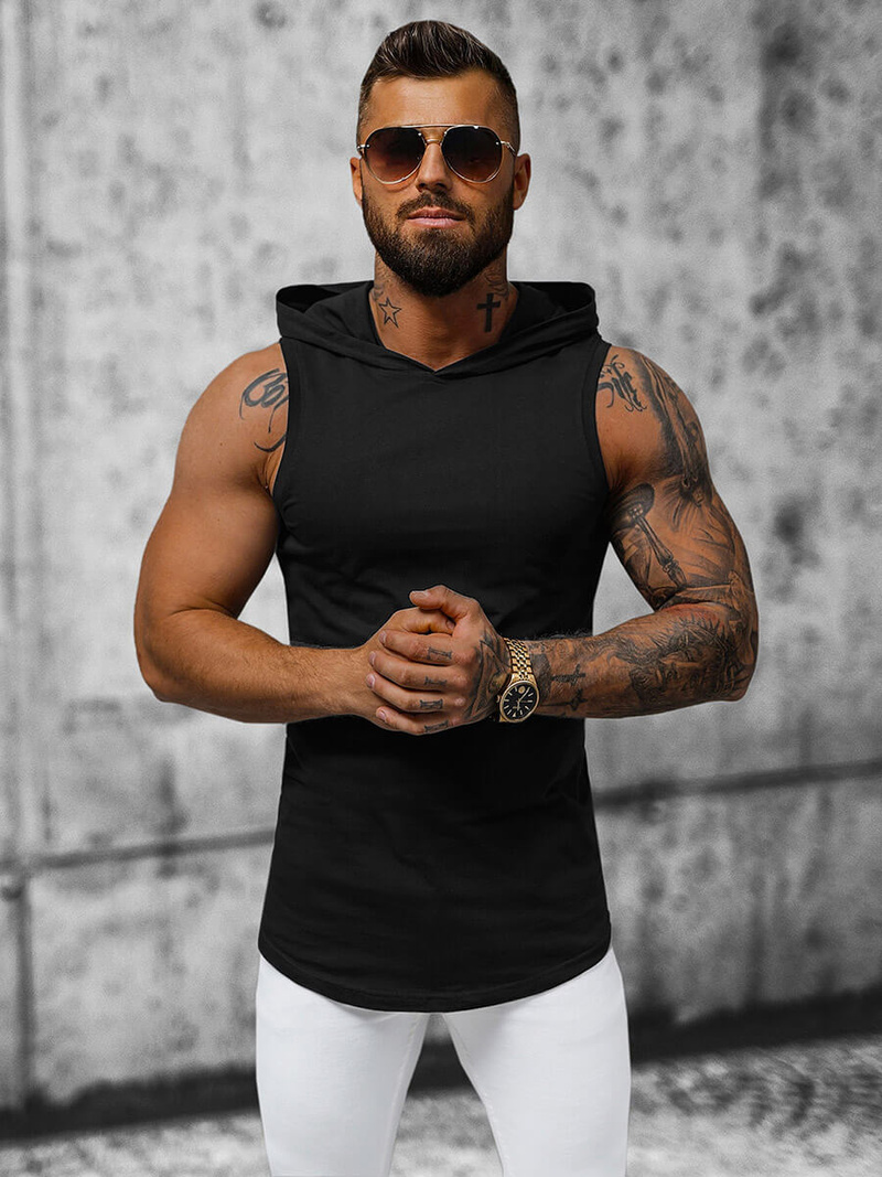 Майка Чоловіча Чорна OZONEE O/2537Z