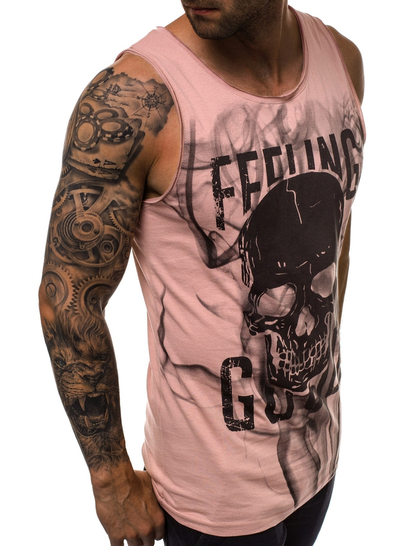 Майка чоловіча pожева OZONEE O/1259