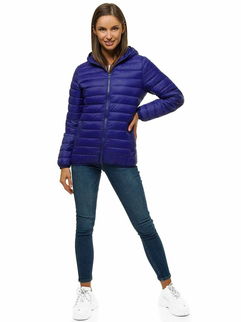 Kurtka przejściowa damska granatowa OZONEE JS/M23036/215