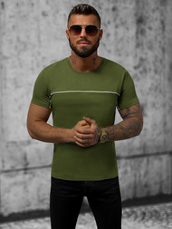 T-shirt męski zielony OZONEE JS/8T250/29