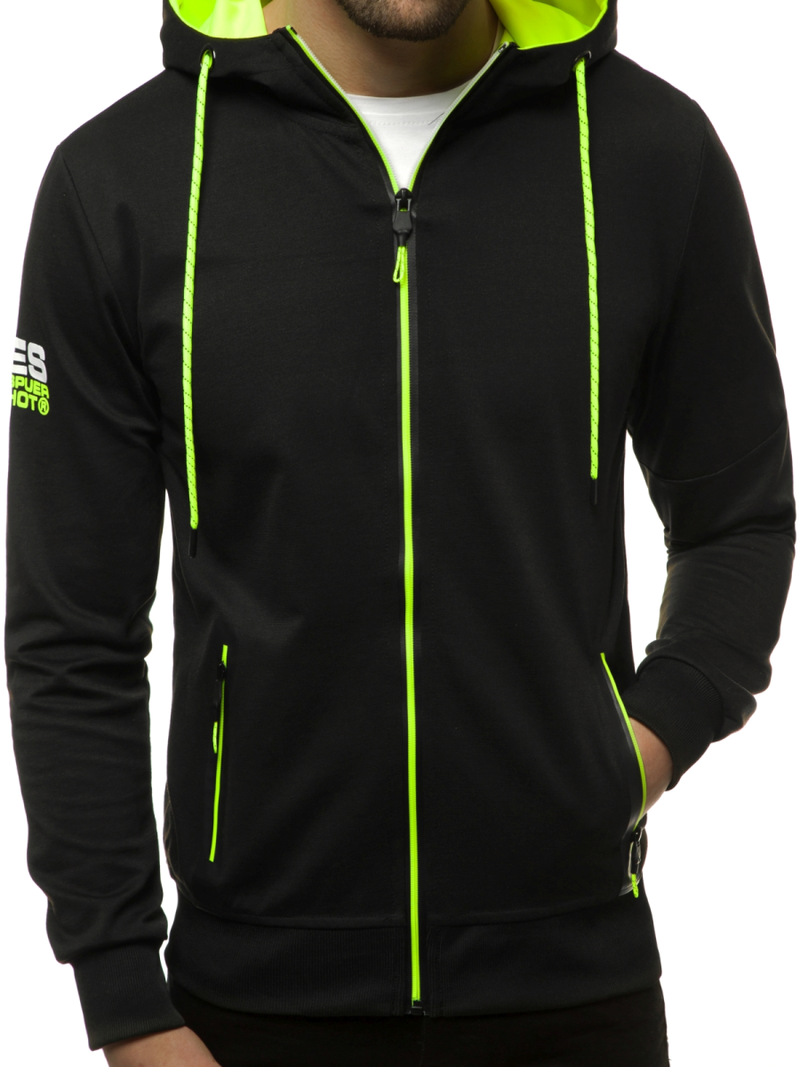 Толстовка чоловіча Чорна OZONEE JS/DD20152