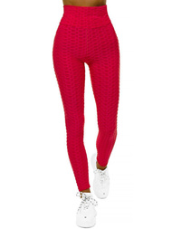 Legginsy damskie koralowe OZONEE JS/YW88024/53