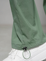 Spodnie damskie z szeroką nogawką khaki OZONEE O/TT00375/2