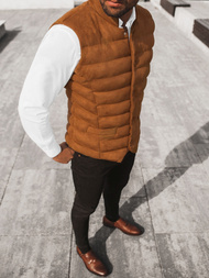 Безрукавка чоловіча Яскраво-Гiрчичний OZONEE DE/2094