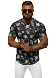 Футболка Чоловіча Чорна OZONEE O/PT012