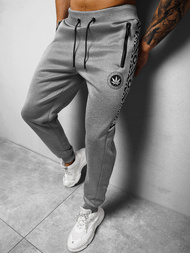 Spodnie dresowe męskie szare OZONEE O/HM663