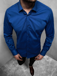 Koszula męska kobaltowa OZONEE EP/K04Z