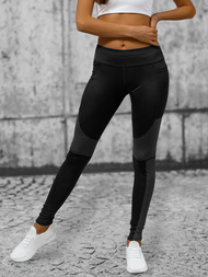 Legginsy damskie czarne OZONEE O/YY9261