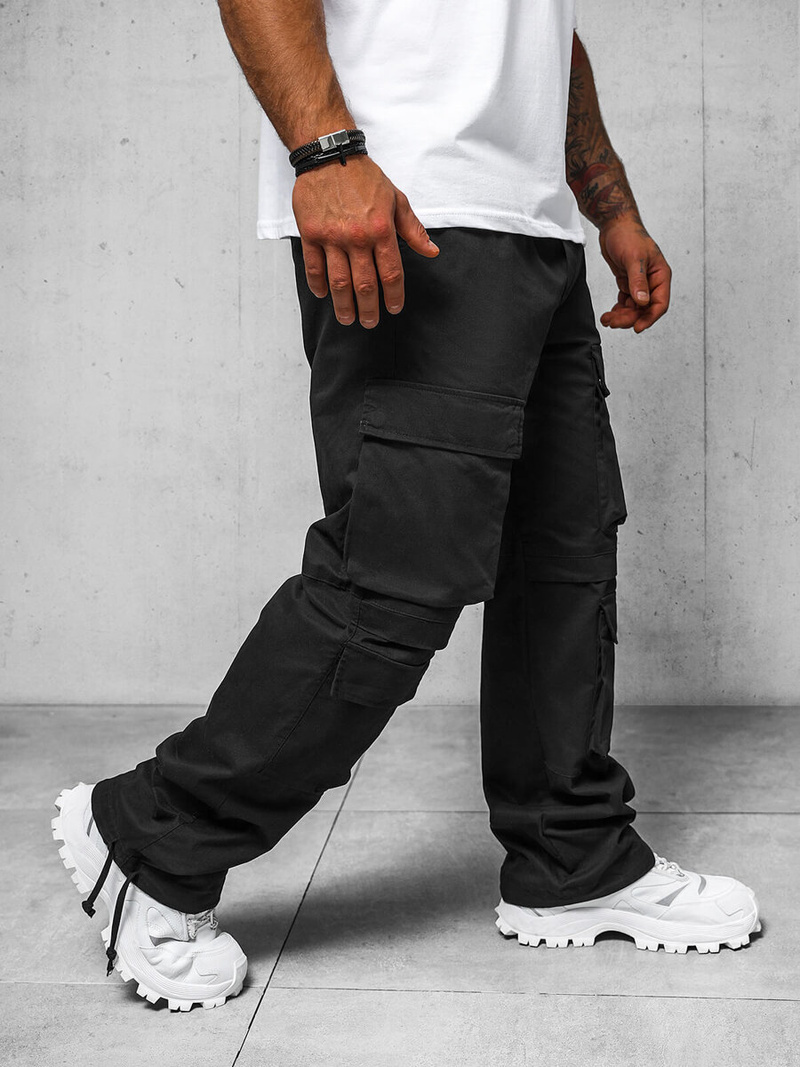 Чоловічі штани чинос чорнi OZONEE O/G3019Z