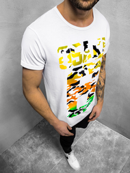 T-Shirt męski biały OZONEE JS/KS1958Z