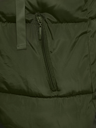 Стьобаний жіночий жилет Зелена OZONEE O/81266