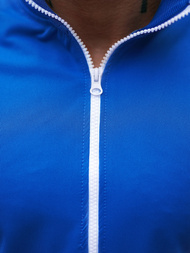 Bluza męska rozpinana niebieska OZONEE O/2126Z