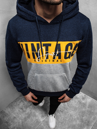 Толстовка чоловіча Темно-Синя OZONEE JS/KS1911Z