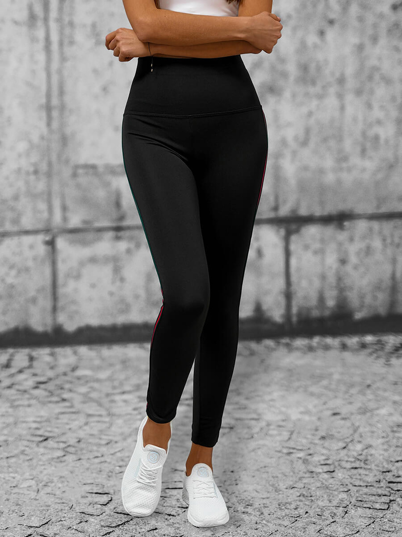 Legginsy damskie czarne OZONEE O/TS201/1Z