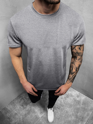 T-Shirt męski jasno-szary OZONEE JS/S01Z
