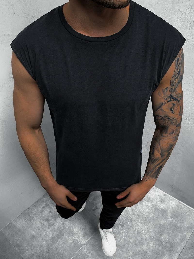 Майка чоловіча Чорна OZONEE O/1265Z