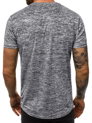 T-Shirt męski grafitowy OZONEE JS/S01Z