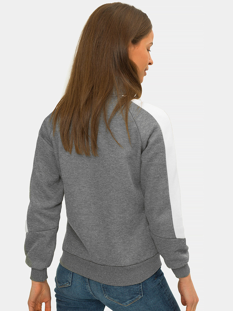 Bluza damska grafitowa OZONEE JS/B26038