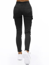 Штани Жіночі джоггери Чорнi OZONEE O/LC647/1