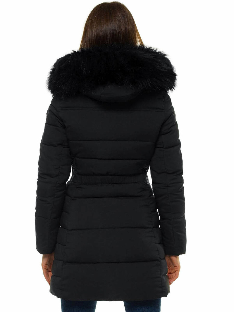 Куртка жіноча чорна OZONEE O/M202/1