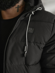 Kurtka męska pikowana czarna OZONEE JS/57M7502/392Z