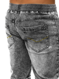 Шорти джинсові чоловічі Темно-сірі OZONEE RF/HY348