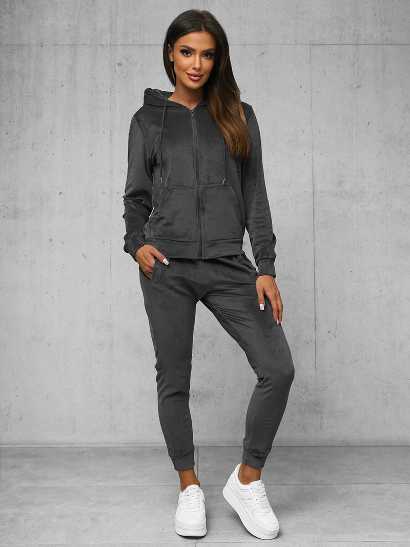 Спортивний костюм жіночий графіт OZONEE JS/8C1176/6Z