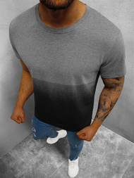 T-Shirt męski grafitowy OZONEE JS/8T93/5
