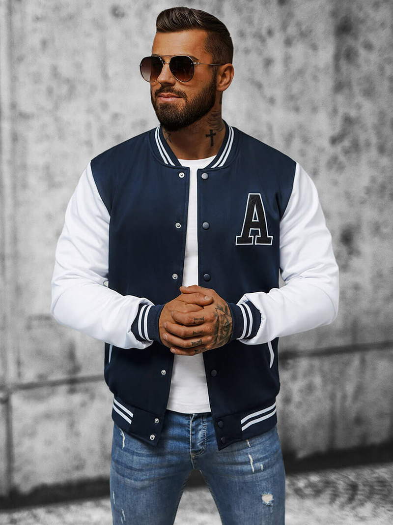 Толстовка чоловіча Темно-Синя OZONEE JS/8B1157/25