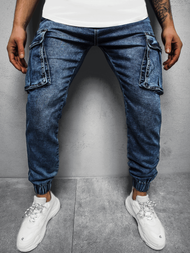 Штани чоловічі джоггери Синi OZONEE JS/K10005/1