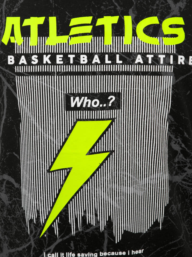 Футболка чоловіча Чорна OZONEE JS/SS11028Z