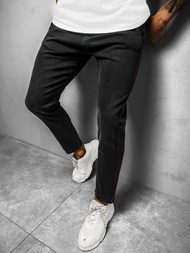 Spodnie męskie czarne OZONEE B/7154Z