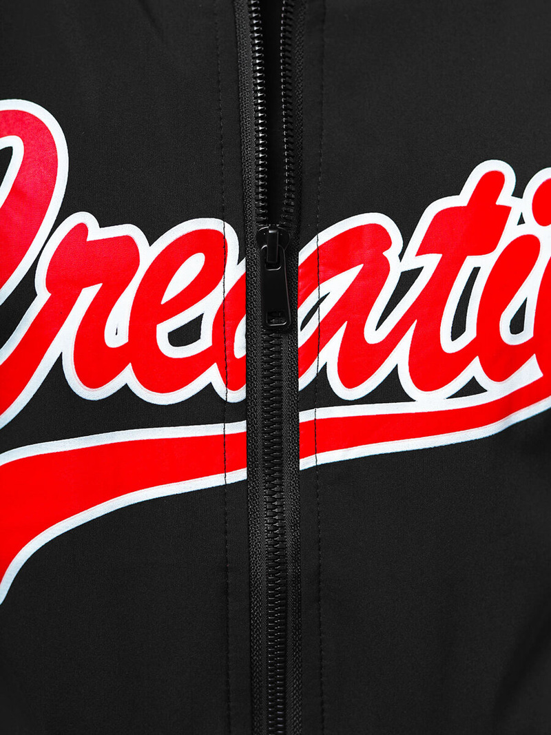 Kurtka męska bomberka czarna OZONEE JS/84M3011/392