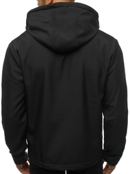 Куртка softshell чоловіча Чорна OZONEE JS/KS2194