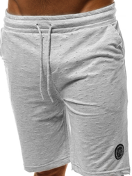 Spodenki sportowe męskie szare OZONEE MAD/2923