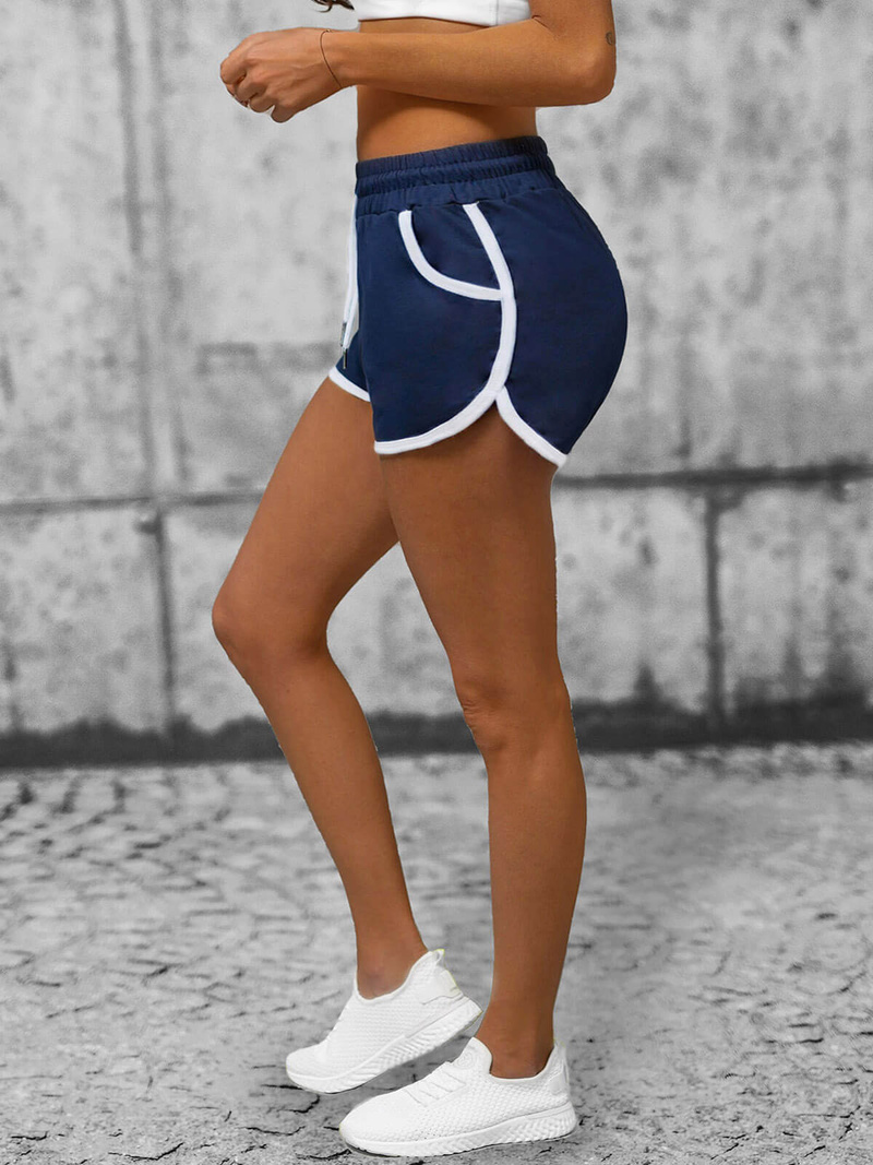 Spodenki dresowe damskie granatowe OZONEE JS/8K208/25