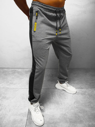 Spodnie dresowe męskie grafitowe OZONEE JS/68K10339