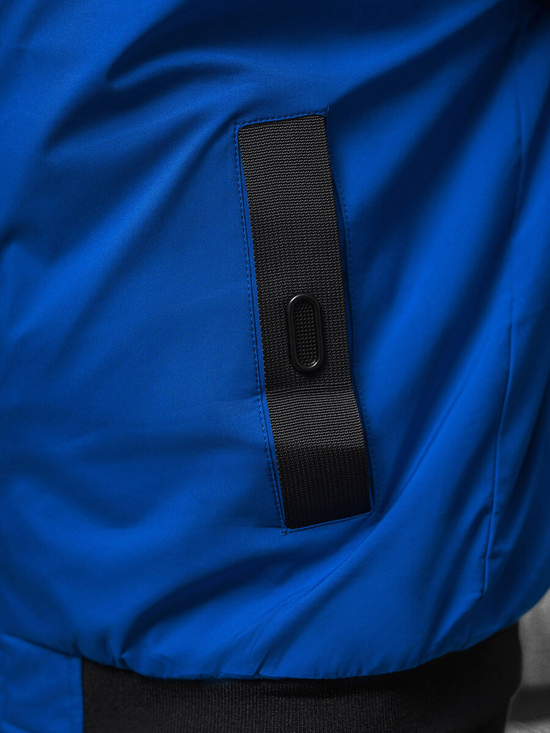 Kurtka męska bomberka niebieska OZONEE JS/84M3007/184