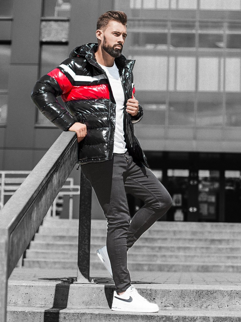 Куртка чоловіча Чорна OZONEE N/6463