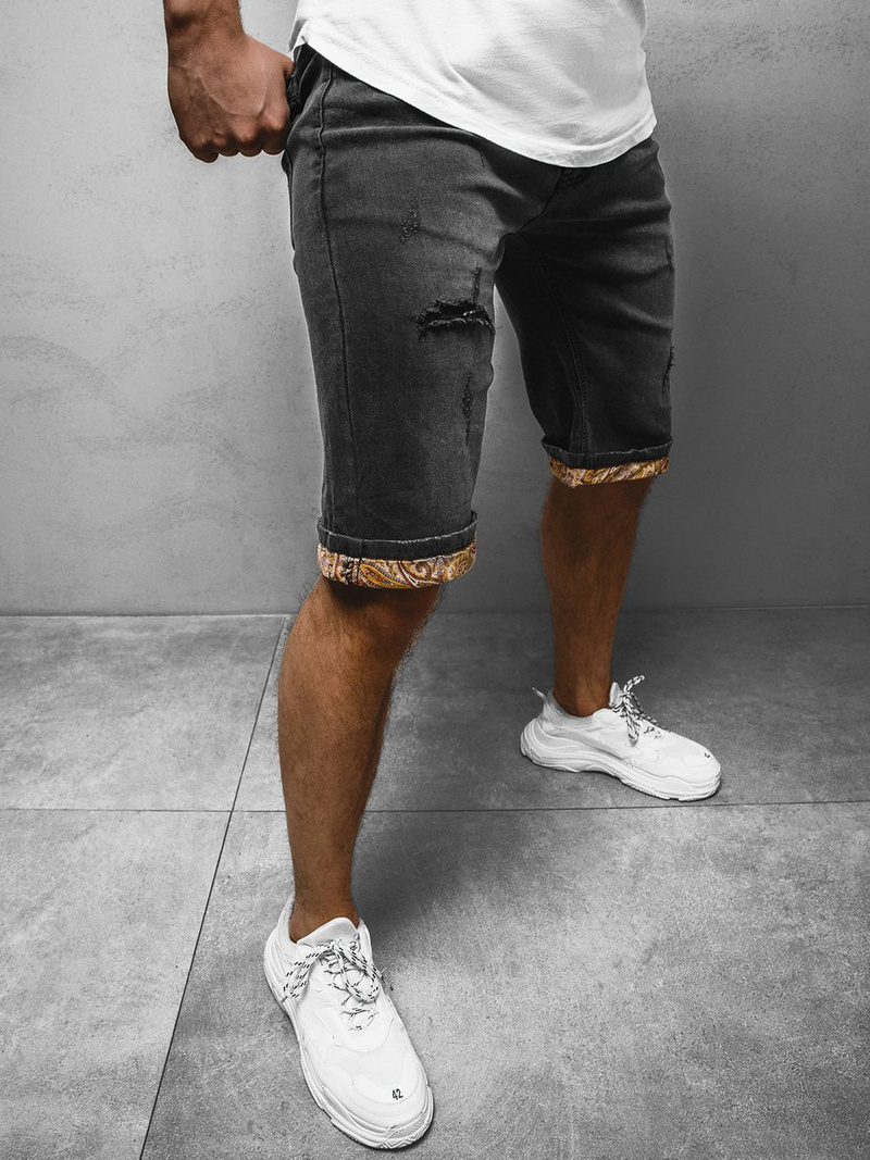 Шорти чоловічі Чорнi OZONEE JS/K15005/2