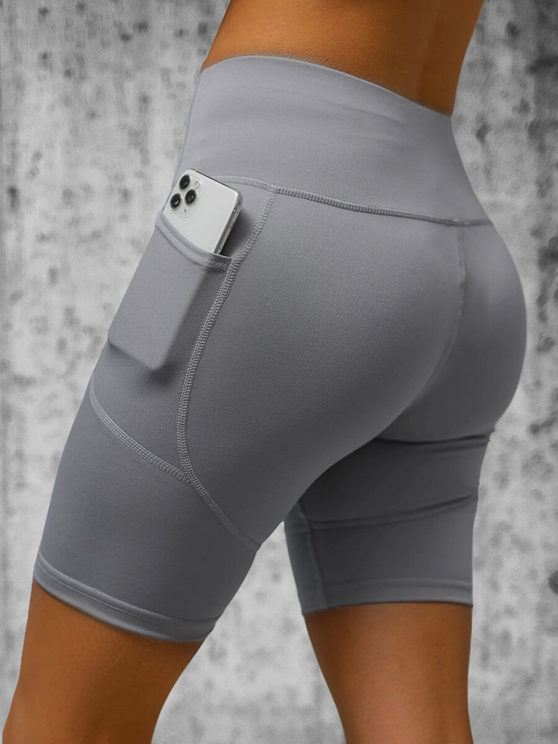 Legginsy krótkie damskie kolarki szare OZONEE O/YY9251A