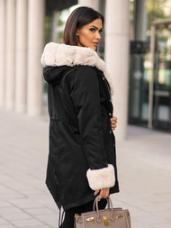 Куртка жіноча Чорна OZONEE JS/M763/392Z