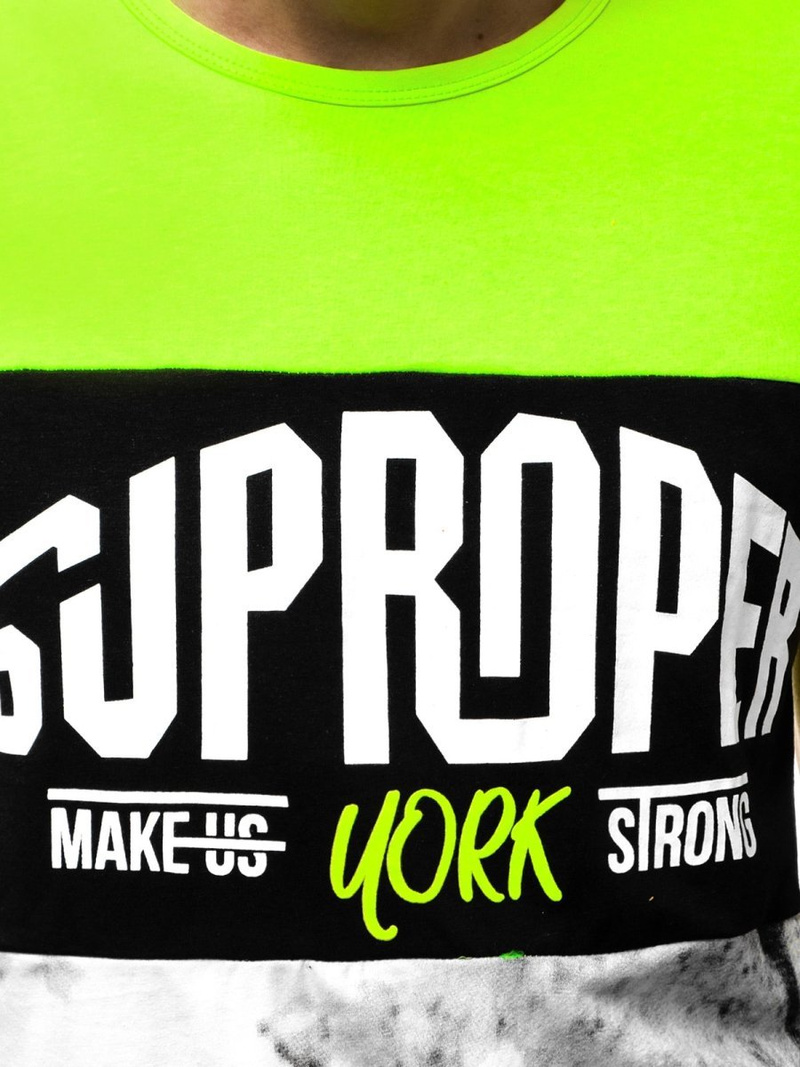 Футболка чоловіча Зелена OZONEE JS/KS1974Z